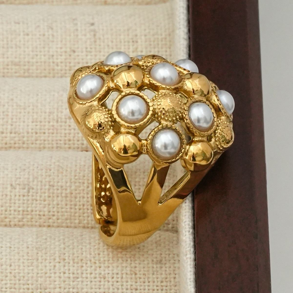 Bague Perla Dorata