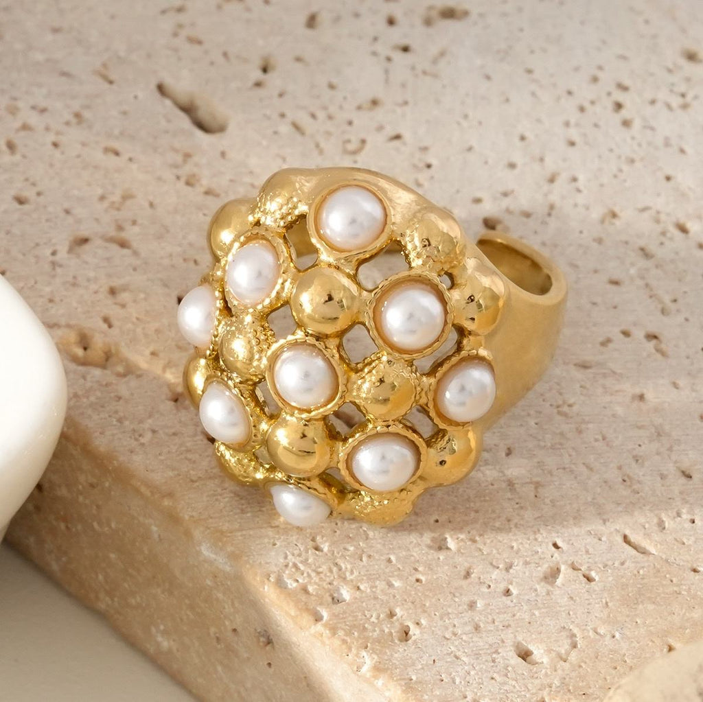 Bague Perla Dorata