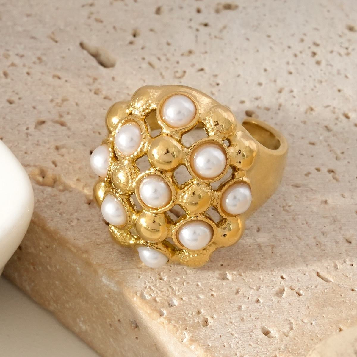 Bague Perla Dorata
