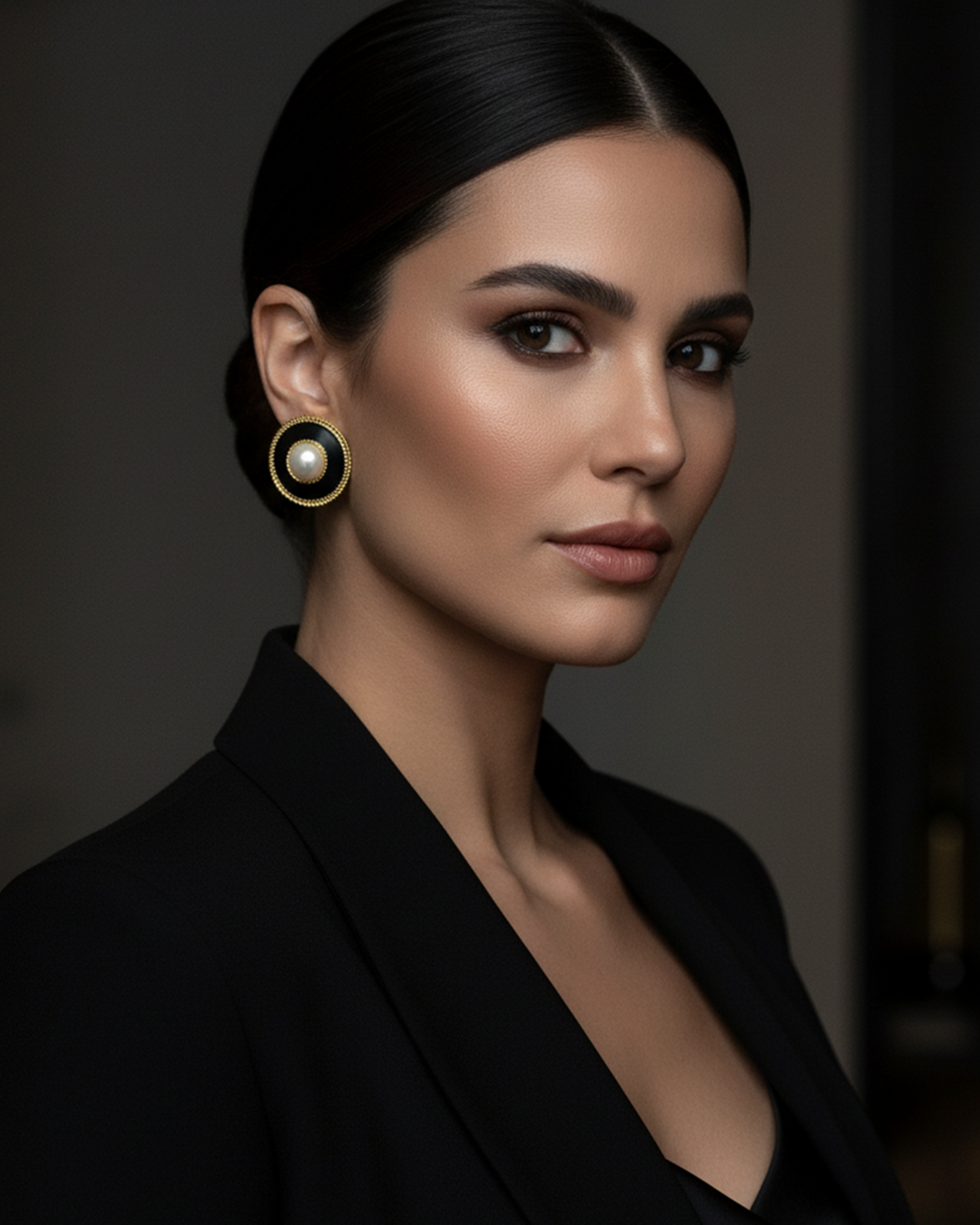 Boucles d’Oreilles Cappellone Nero