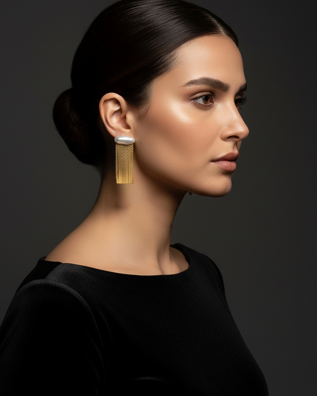 Boucles d’Oreilles Cascata di Perla