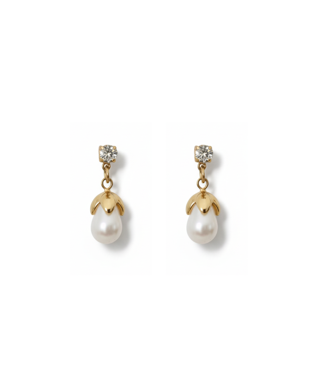 Boucles d’Oreilles Goccia di Perla
