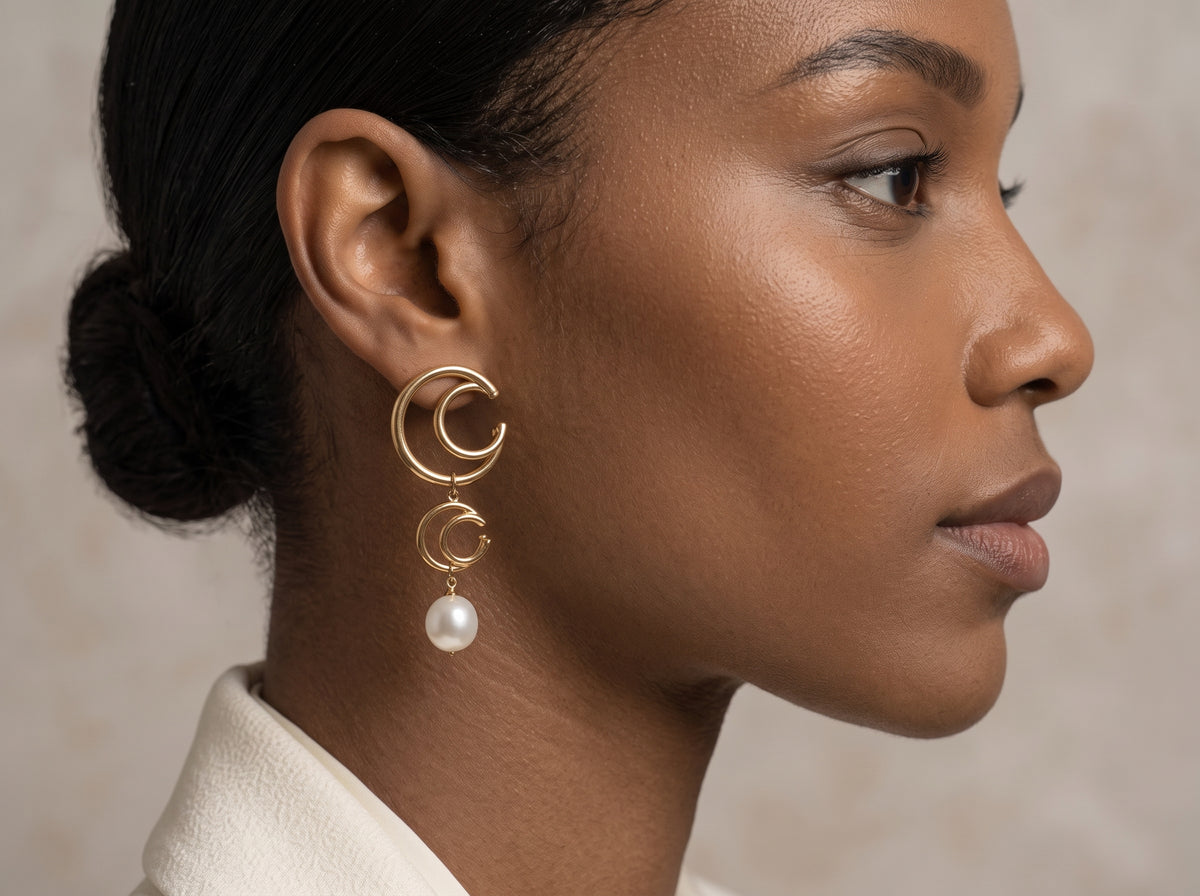 Boucles d’Oreilles Luna Perla