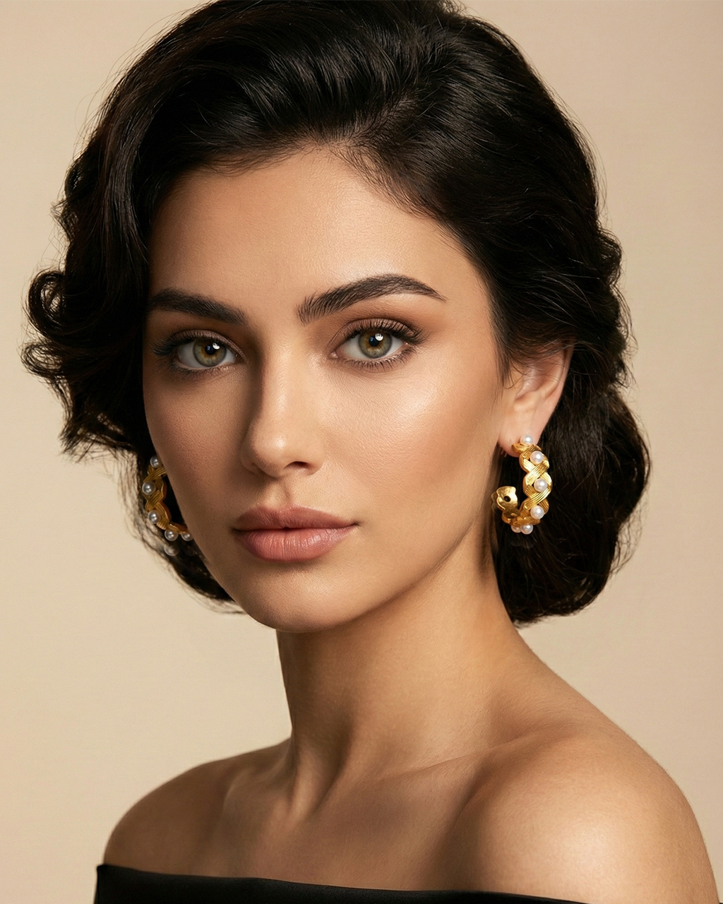 Boucles d’Oreilles Treccia Perla