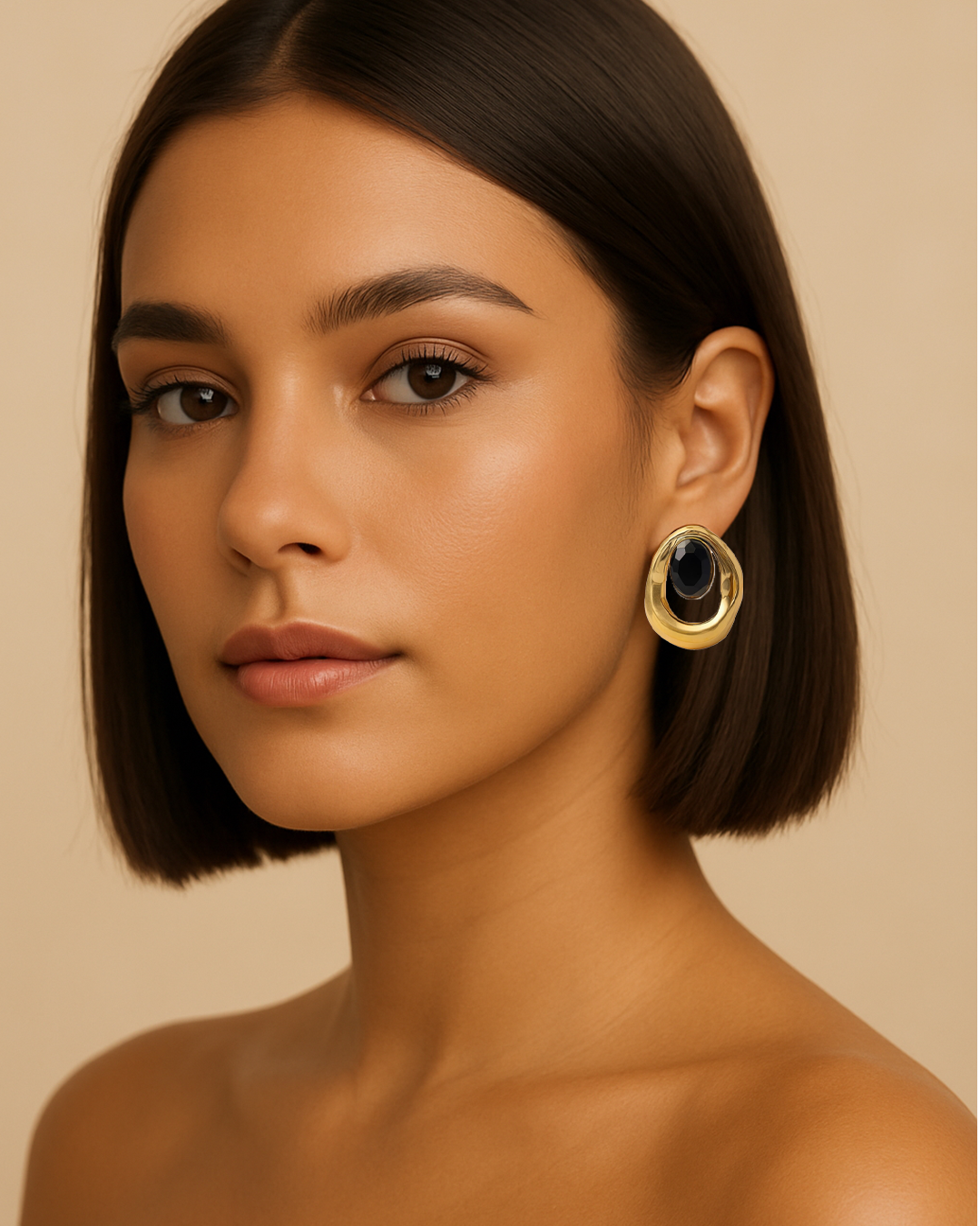 Boucles d’oreilles Lacrima Nera