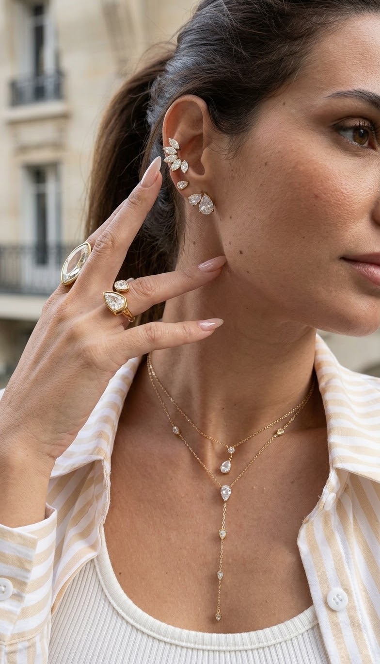 Ear cuff Ali di Lacrima